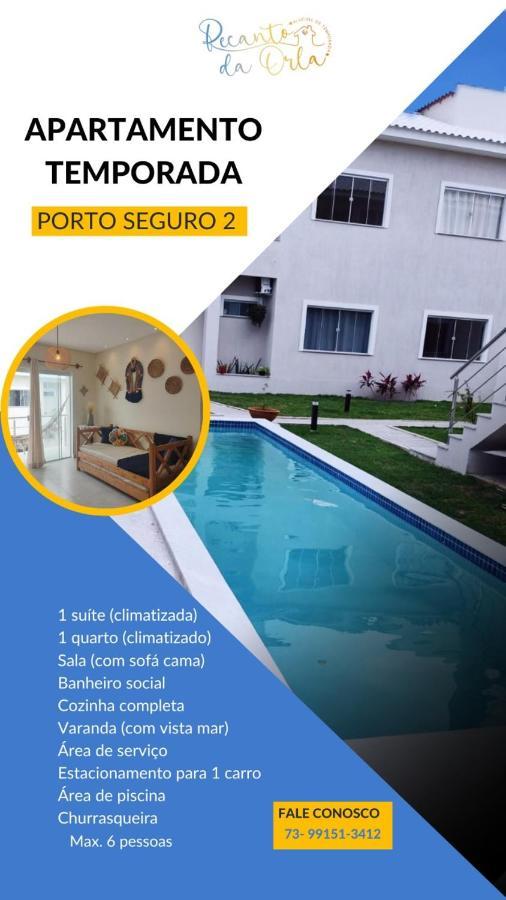 Recanto Da Orla - Apartamento Lindo E Vista Mar - 2 Quartos ปอร์โตเซกูโร ภายนอก รูปภาพ